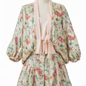 Diane Von Furstenberg Multicolor Sequin Ensemble